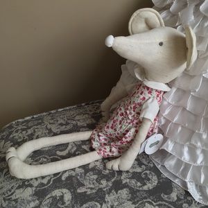 NWT Mud Pie Girl Mouse Doll